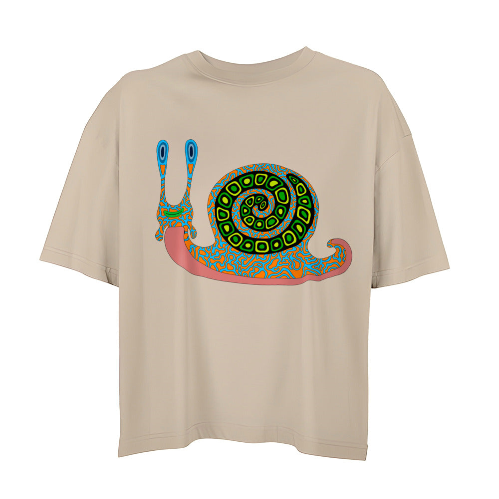 "Snairal" Damen Boxy Shirt