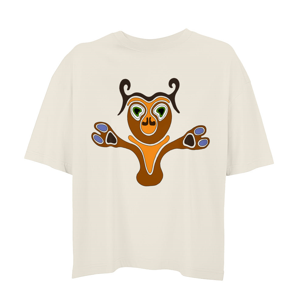 "Hugow" Damen Boxy Shirt