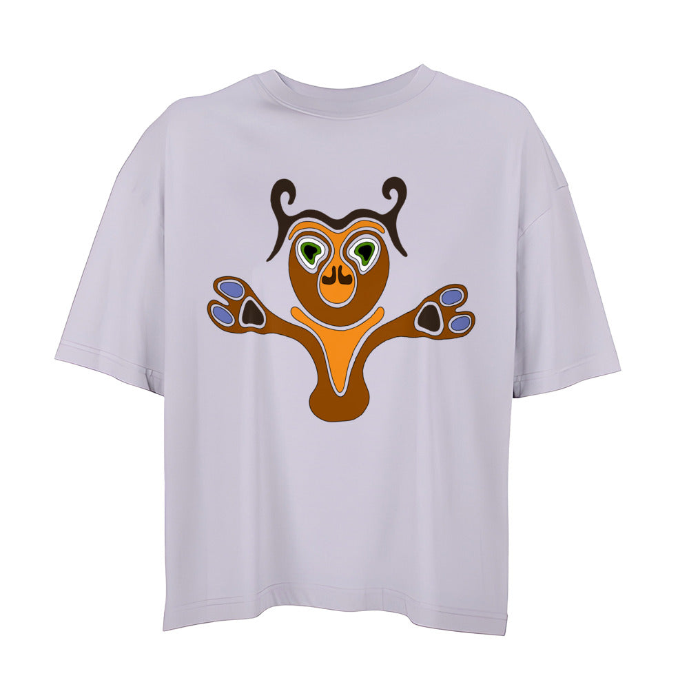 "Hugow" Damen Boxy Shirt