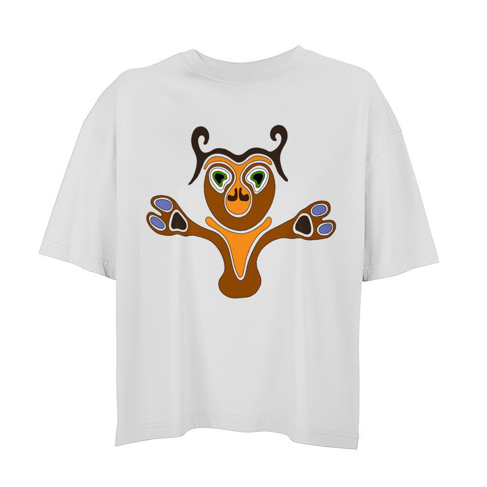 "Hugow" Damen Boxy Shirt