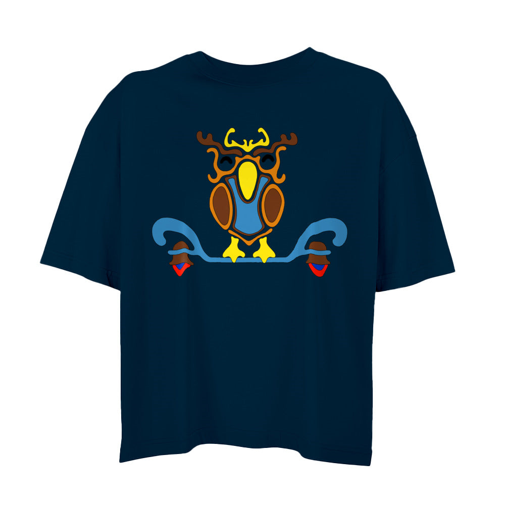 "Future Bird" Damen Boxy Shirt